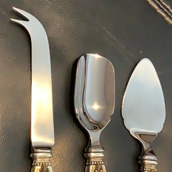 Godinger designed by Ann Cichon Dallas Green marble cheese board set with box! - Picture 9 of 16